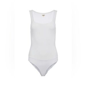 L’AGENCE Molly Bodysuit in White NWT